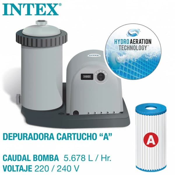 Pool Aftageligt Intex Baltik 549 x 122 x 549 cm