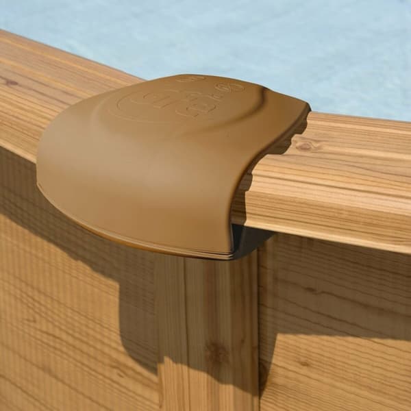 Pool Aftageligt Gre Pacific KIT500W Oval Træ 500 x 300 x 120 cm