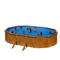 Miniatyrbillede 1 af 8: Pool Aftageligt Gre Pacific KIT500W Oval Træ 500 x 300 x 120 cm