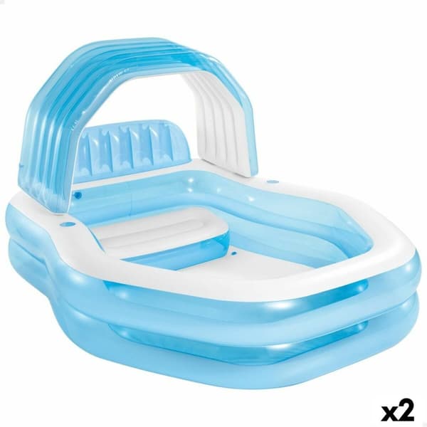 Oppustelig Pool Intex Blå 530 l 229 x 135 x 191 cm (2 enheder)