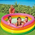 Miniatyrbilde 3 av 4: Oppblåsbart plaskebasseng for barn Intex Sunset Ringer 780 L 168 x 46 x 168 cm (6 enheter)