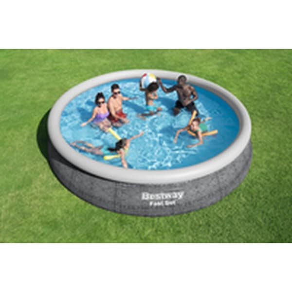 oppblåstbart basseng Bestway Grå 9677 L 457 x 84 cm