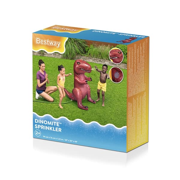 Vannspruter- og sprinklerleketøy Bestway Plast 99 x 76 x 122 cm Dinosaurio kvinne dejevel