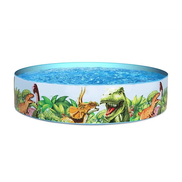 Oppblåsbart plaskebasseng for barn Bestway Dinosaurer 183 x 38 cm