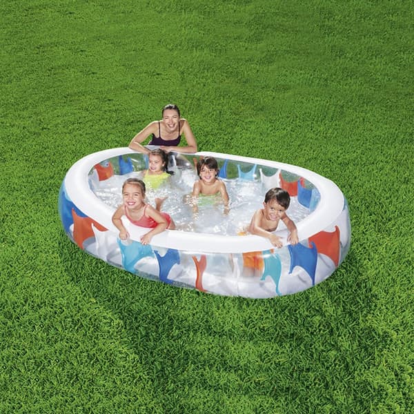 oppblåstbart basseng Bestway Flerfarget 229 x 152 x 51 cm