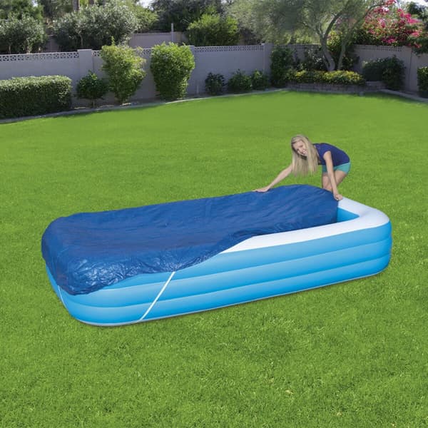 Svømmebassengovertrekk Bestway Blå 305 x 183 cm