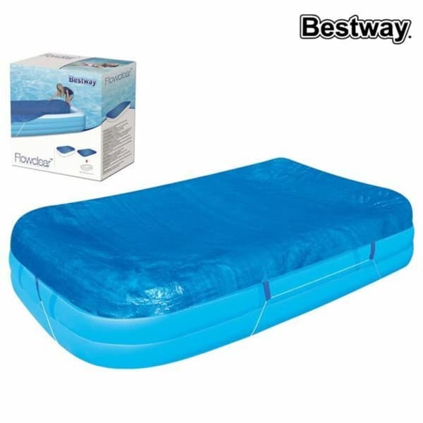 Svømmebassengovertrekk Bestway Blå 305 x 183 cm