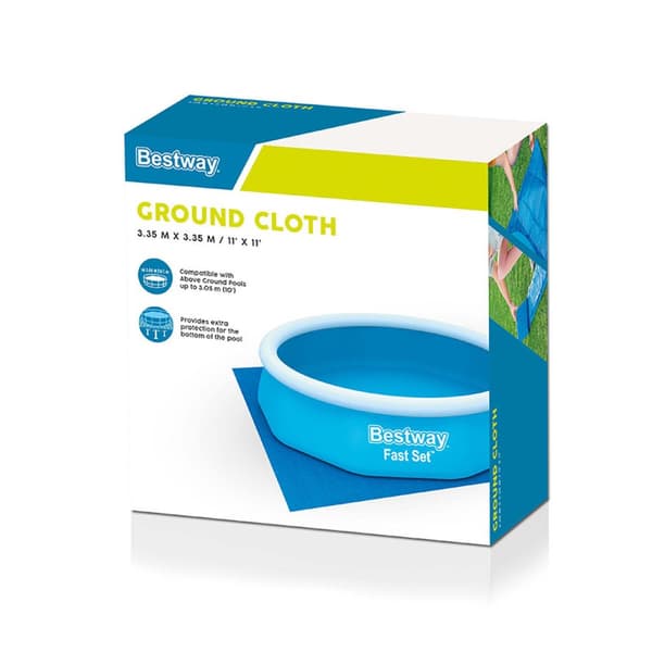 Beskyttende gulv for demonterbare svømmebassenger Bestway 335 x 335 cm (1 enheter)