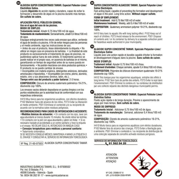 Algaecid EDM 81715 5 L