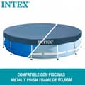 Pikkukuva 4 / 7: Uima-altaan suojus Intex 28031 METAL FRAME 366 x 25 x 366 cm