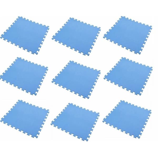 Beskyttelsesgulv til nedbrydelige bassiner 50 x 50 cm (9 enheder)