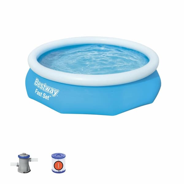 Oppustelig Pool Bestway Blå 3800 l 305 x 76 cm