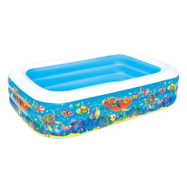 Oppustelig Pool til Børn Bestway Multifarvet 229 x 152 x 56 cm Floral
