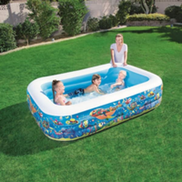 Oppustelig Pool til Børn Bestway Multifarvet 229 x 152 x 56 cm Floral