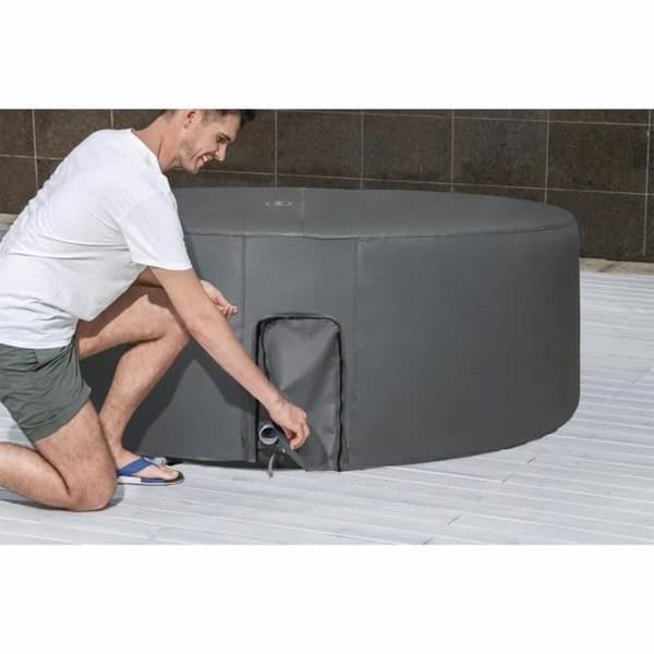 Swimmingpool Cover Bestway LAY-Z-SPA® Xtras Grå