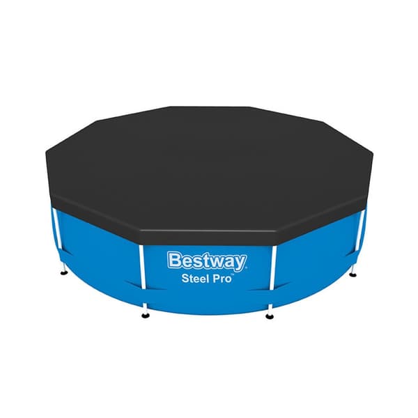 Uima-altaan suojus Bestway Musta Ø 305 cm (1 osaa)