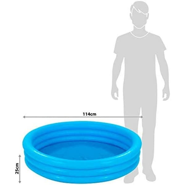 Oppustelig Pool til Børn Intex 59416 101 L Multifarvet 114 x 25 cm