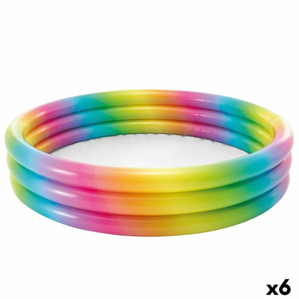 Puhallettava lasten kahluuallas Intex Monivärinen 330 L 147 x 33 x 147 cm (6 osaa)