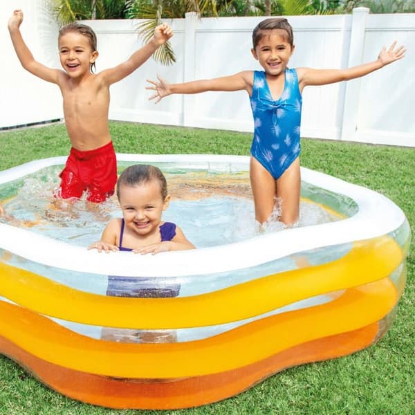 Puhallettava lasten kahluuallas Intex 460 L 185 x 53 x 180 cm (3 osaa)
