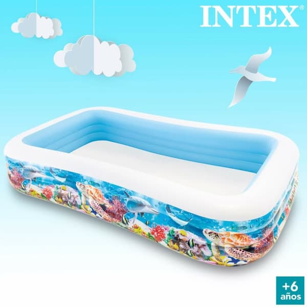 Puhallettava lasten kahluuallas Intex Trooppinen 1020 L 305 x 56 x 183 cm (2 osaa)