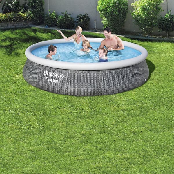 Puhallettava allas Bestway Harmaa 7340 L 396 x 84 cm
