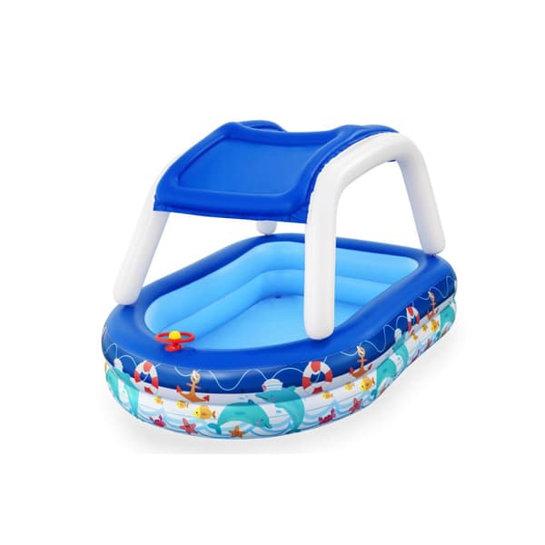 Puhallettava lasten kahluuallas Bestway Monivärinen 213 x 155 x 132 cm 175 x 262 x 51 cm Laiva