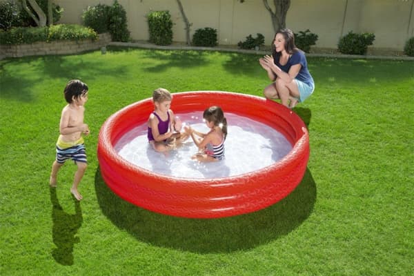 Bestway 51027 Oppustelig pool Rød 1,83mx 33cm