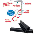 Miniatyrbilde 3 av 5: INF 24-pakningsklemmer for bassengdeksel, kraftige vindtette klips for bassengdeksel male clips12+female clips 12