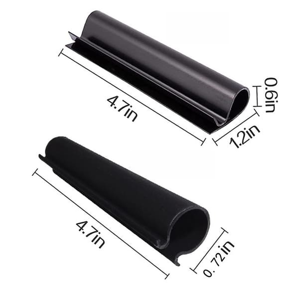 INF 24 Pack altaan peiteklipsejä, Heavy Duty -tuulenpitäviä maa-altaan peiteklipsejä male clips12+female clips 12