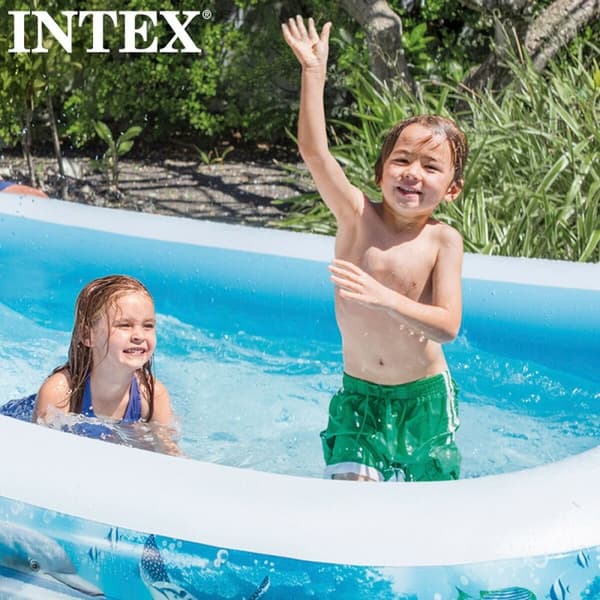 Puhallettava lasten kahluuallas Intex Trooppinen 1020 L 305 x 56 x 183 cm (2 osaa)