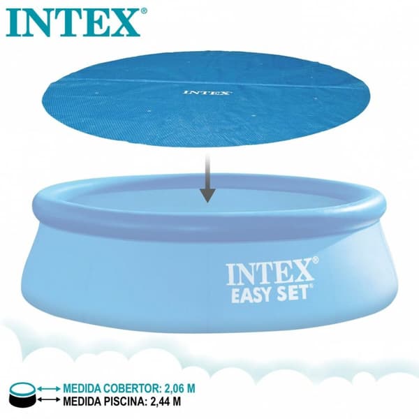 Uima-altaan suojus Intex 29020 EASY SET Ø 244 cm 206 x 206 cm