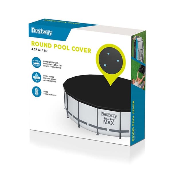 Bestway Pool Cover PVC D427 cm Trädgård 58248