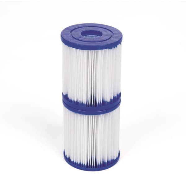 Bestway Uppblåsbar Poolring med Filter 366x76 cm Trädgård 57274