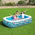 Miniatyrbild 3 av 11: Bestway Uppblåsbar Pool 3 Kamrar Floral 229x152x56 cm +6 År Trädgård 54120