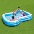 Miniatyrbild 3 av 11: Bestway Uppblåsbar Pool 2 Kammare Family 305x274x46 cm +3 år Trädgård 54321