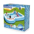 Miniatyrbild 2 av 11: Bestway Uppblåsbar Pool 2 Kammare Family 305x274x46 cm +3 år Trädgård 54321