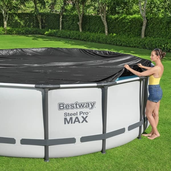 Bestway Pool Cover PVC D457 cm Trädgård 58038