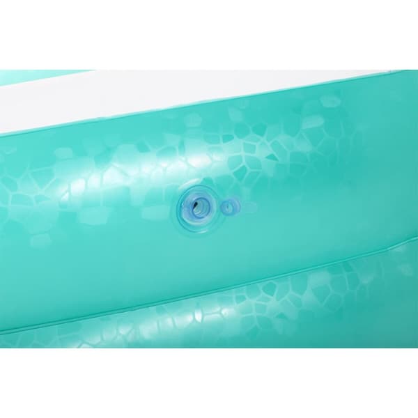Bestway Uppblåsbar Pool 2 Kammare Rektangulär 201x150x51 cm +6 År Trädgård 54005