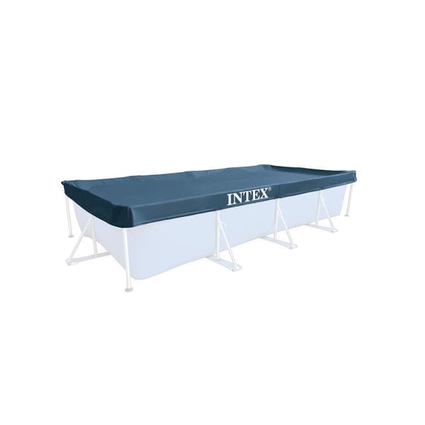 Swimmingpool Cover Intex 28039 Blå Grå Marineblå 4,5 m