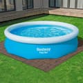 Miniatyrbillede 3 af 11: Beskyttelsesgulv til nedbrydelige bassiner Bestway 50 x 50 cm Træ