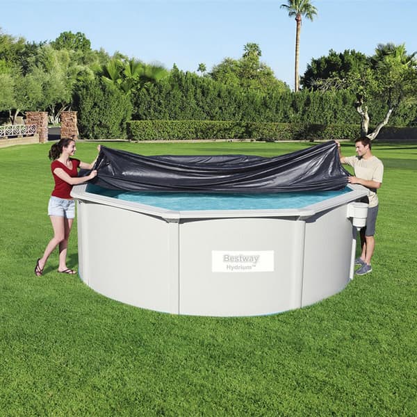 Swimmingpool Cover Bestway Sort Ø 401 cm (1 enheder)