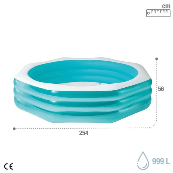 Oppustelig Pool Intex 254 x 56 x 254 cm (2 enheder)