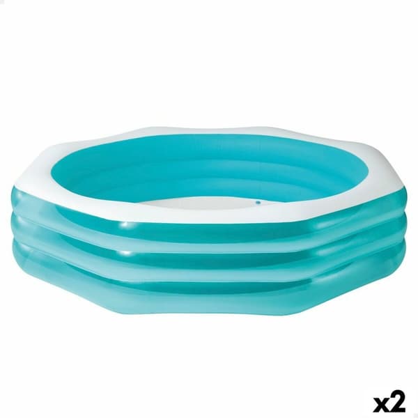 Oppustelig Pool Intex 254 x 56 x 254 cm (2 enheder)