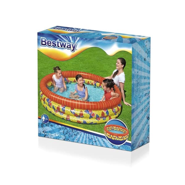 Oppustelig Pool til Børn Bestway Sommerfugle 168 x 38 cm