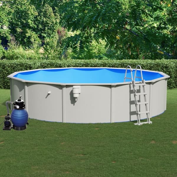 Pool med sandfilterpump 550x120 cm