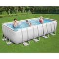 Miniatyrbild 1 av 2: Bestway Pool Power Steel rektangulär 488x244x122 cm