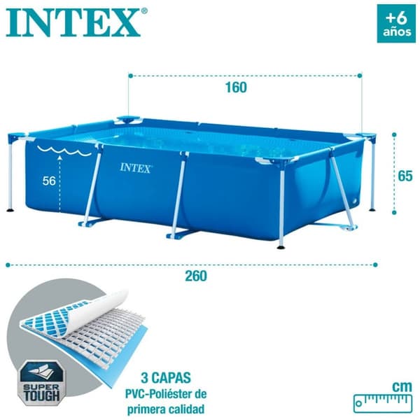 flyttbar pool Intex 28271NP 260 x 65 x 160 cm 2282 L