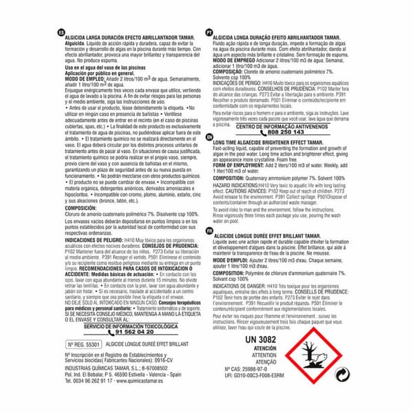 Algaecid EDM 81703 Räcker länge 5 L