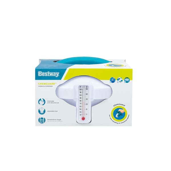 Klordispenser Bestway 11 x 11 x 16 cm Termometer Stor