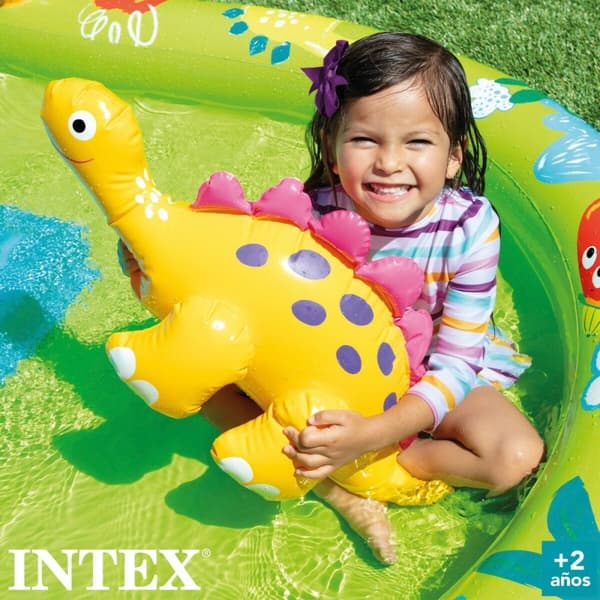 Puhallettava lasten kahluuallas Intex Leikkiteline Dinosaurukset 191 x 58 x 152 cm (3 osaa)
